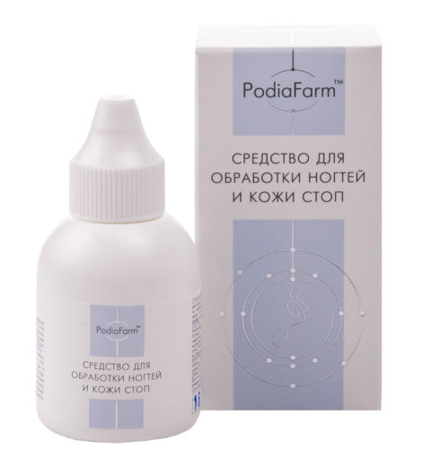 PodiaFarm Средство для обработки ногтей и кожи стоп 50 мл